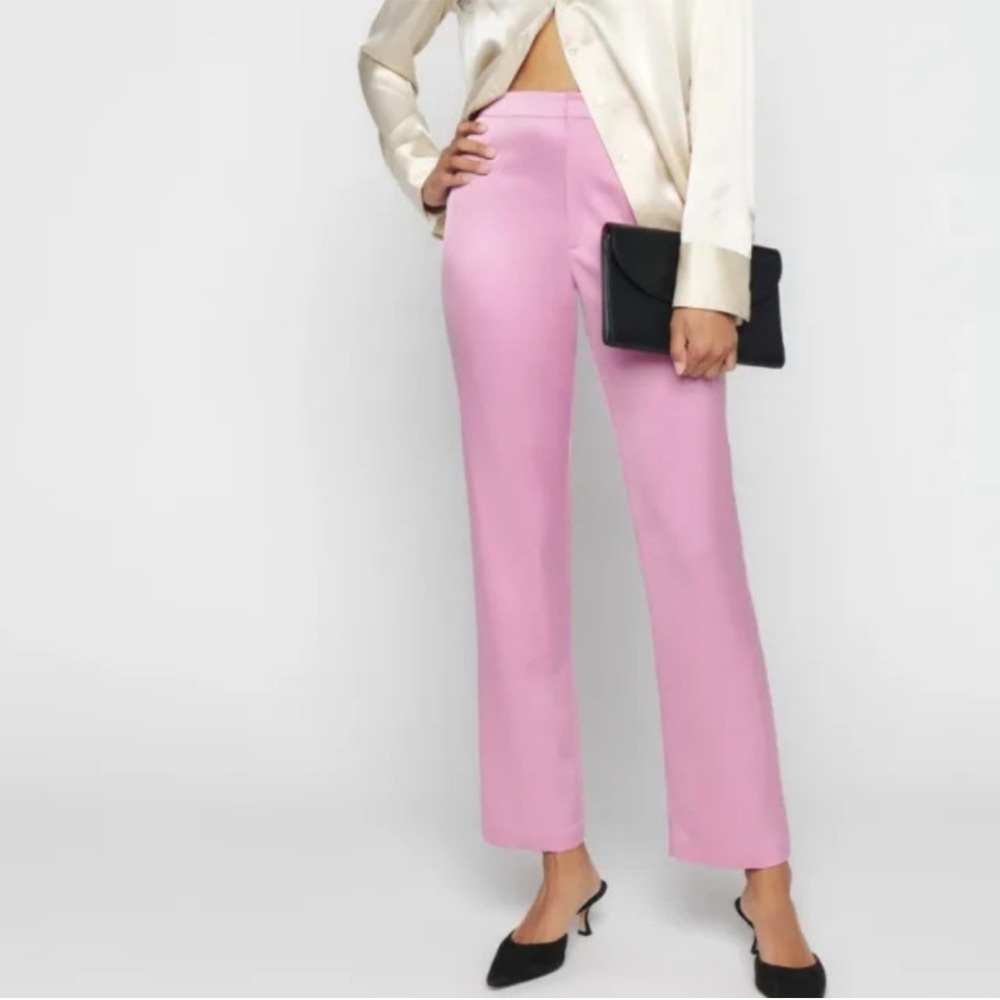 Reformation Owen Pants in Pink size 4 NWT